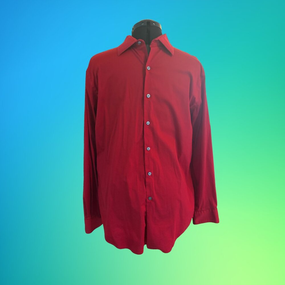 👔 Alfani Men’s Dress Shirt – Size L (16–16.5 x 34–35) 👔